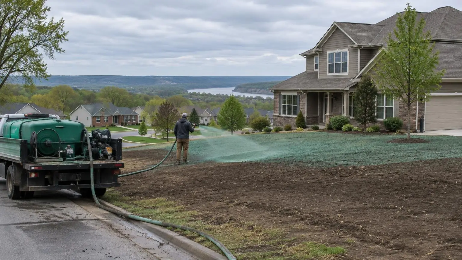 Hydroseeding in Kansas City, MO